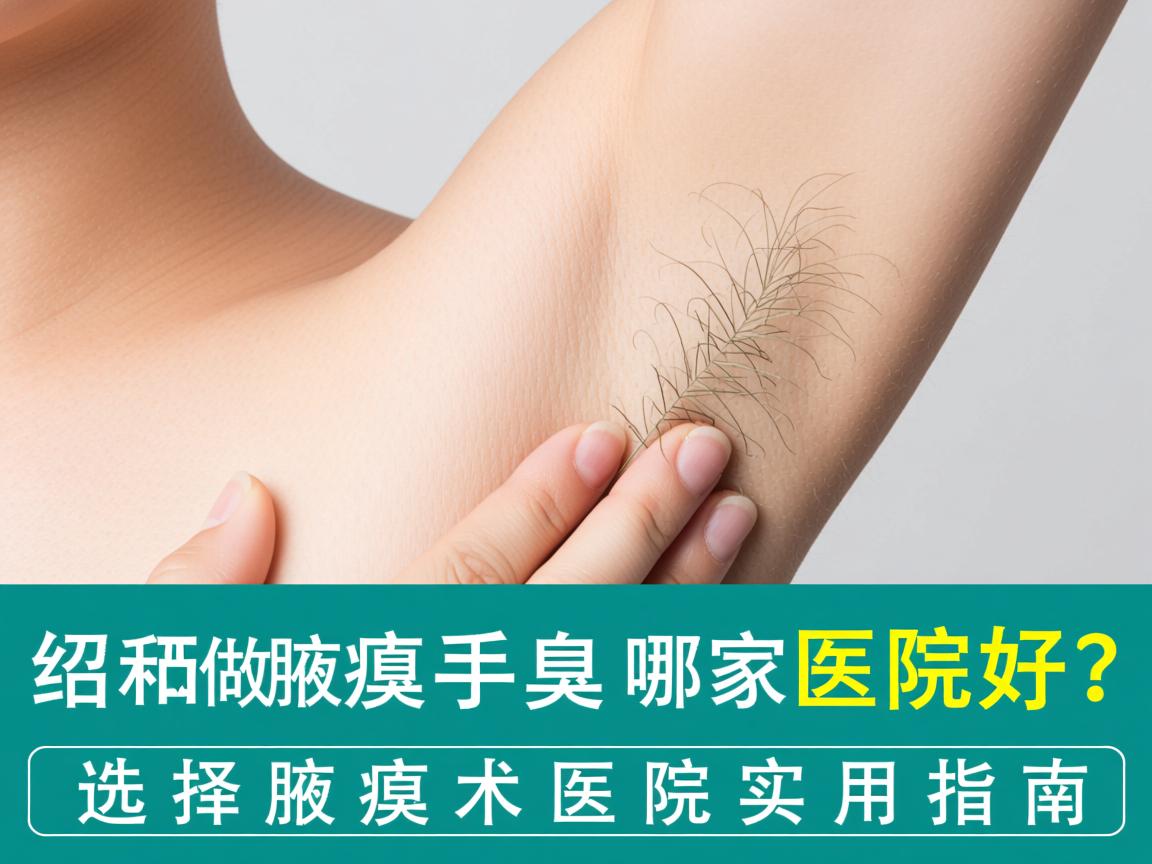 在绍兴做腋臭手术哪家医院好？选择腋臭手术医院的实用指南