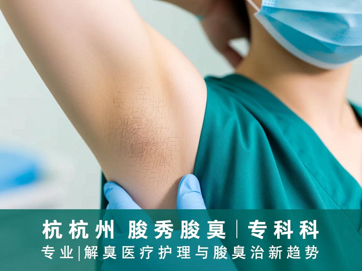 杭州腋秀腋臭专科，专业解析腋臭医疗护理与腋臭治疗新趋势