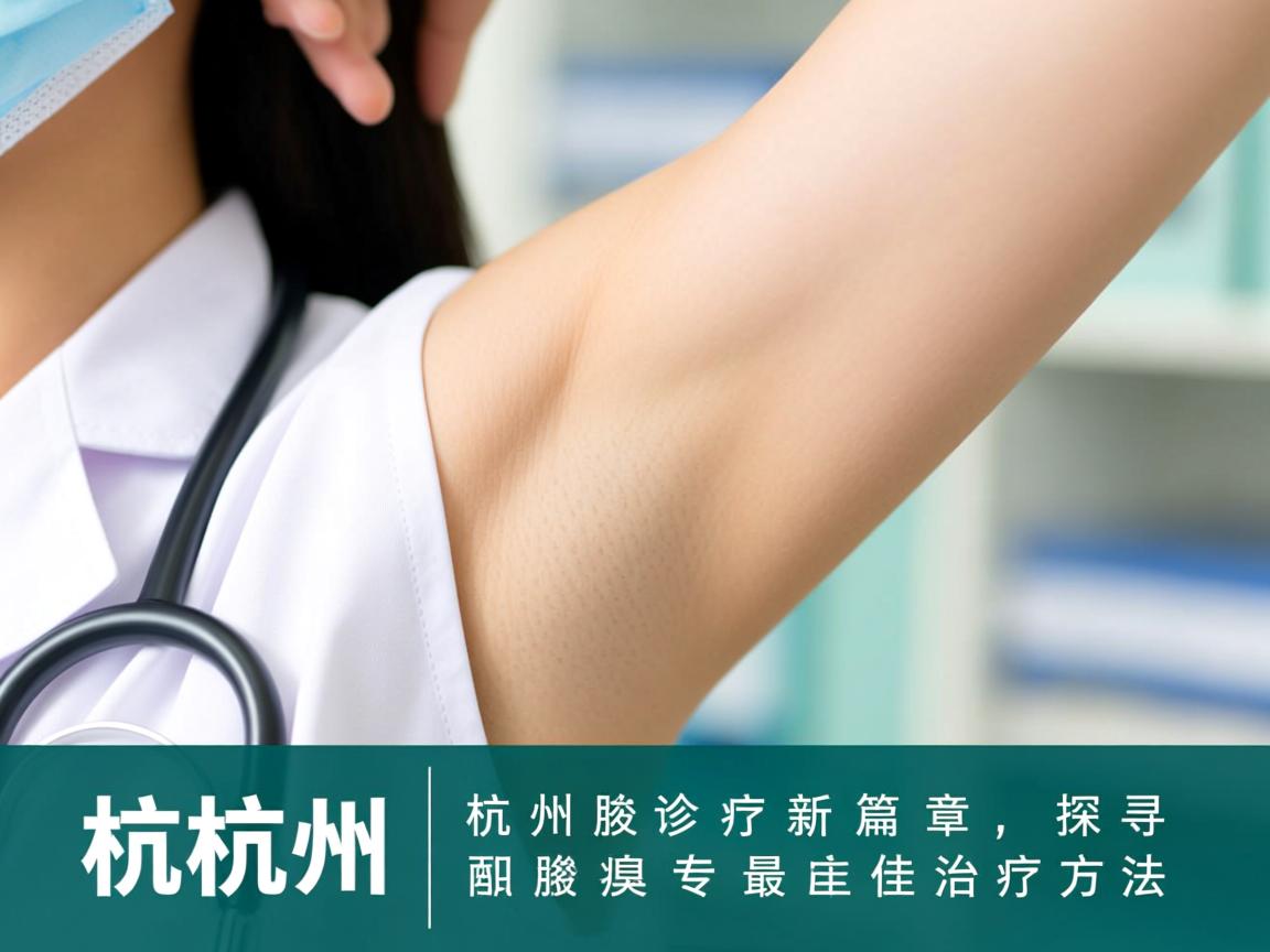 杭州腋臭诊疗新篇章，探寻杭州腋臭专科的最佳治疗方法