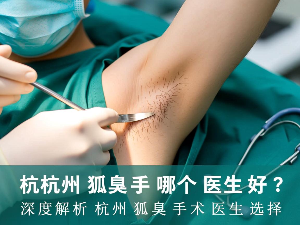杭州狐臭手术哪个医生好？深度解析杭州狐臭手术医生选择