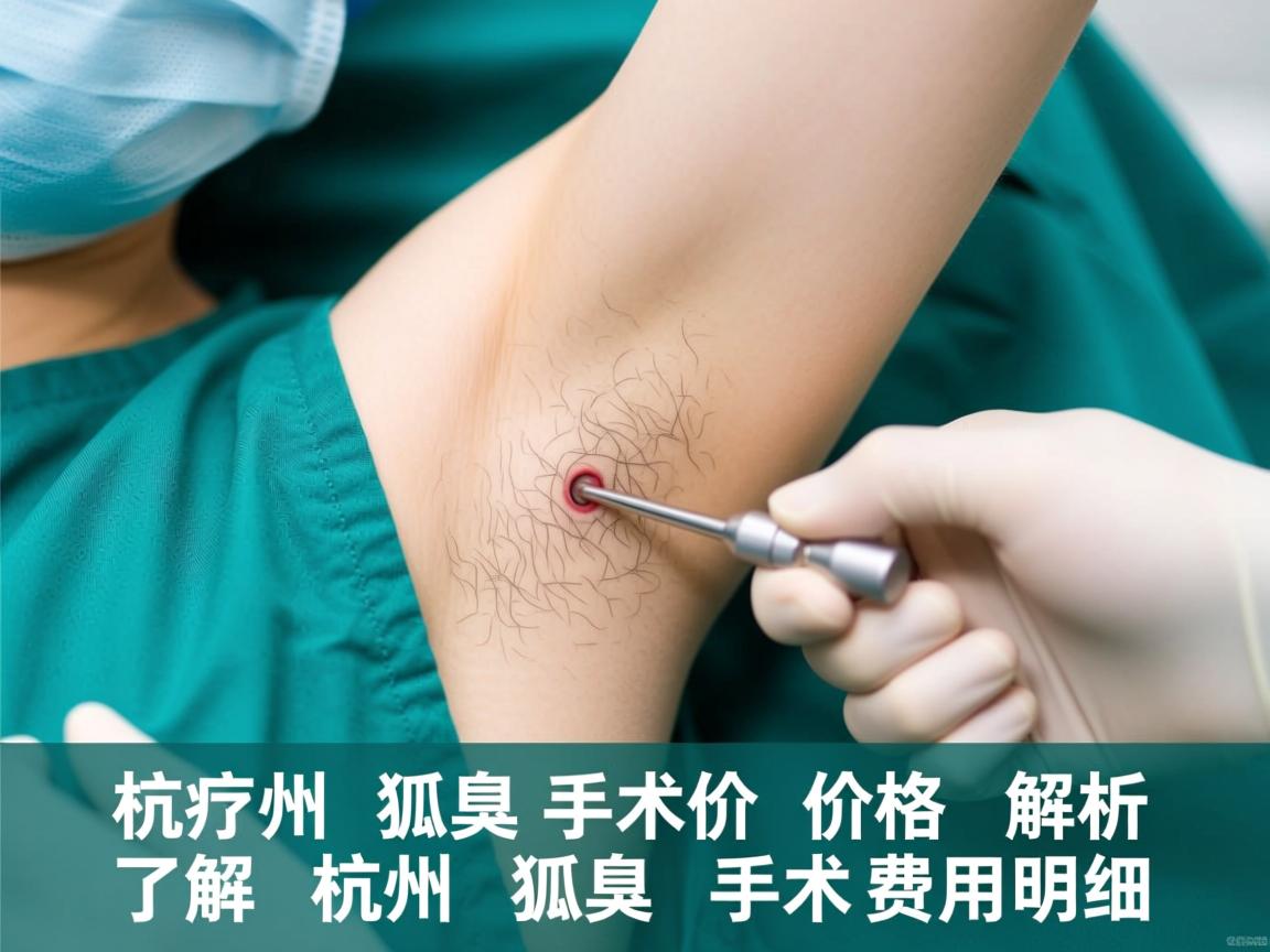 杭州狐臭手术价格解析,了解杭州狐臭手术费用明细 杭州狐臭手术价格解析,了解杭州狐臭手术费用明细