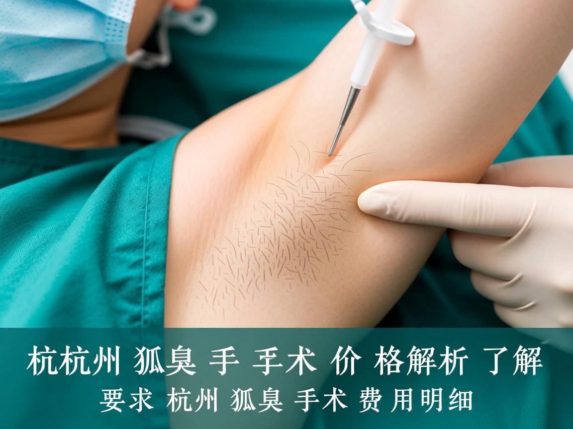 杭州狐臭手术价格解析,了解杭州狐臭手术费用明细 杭州狐臭手术价格解析,了解杭州狐臭手术费用明细