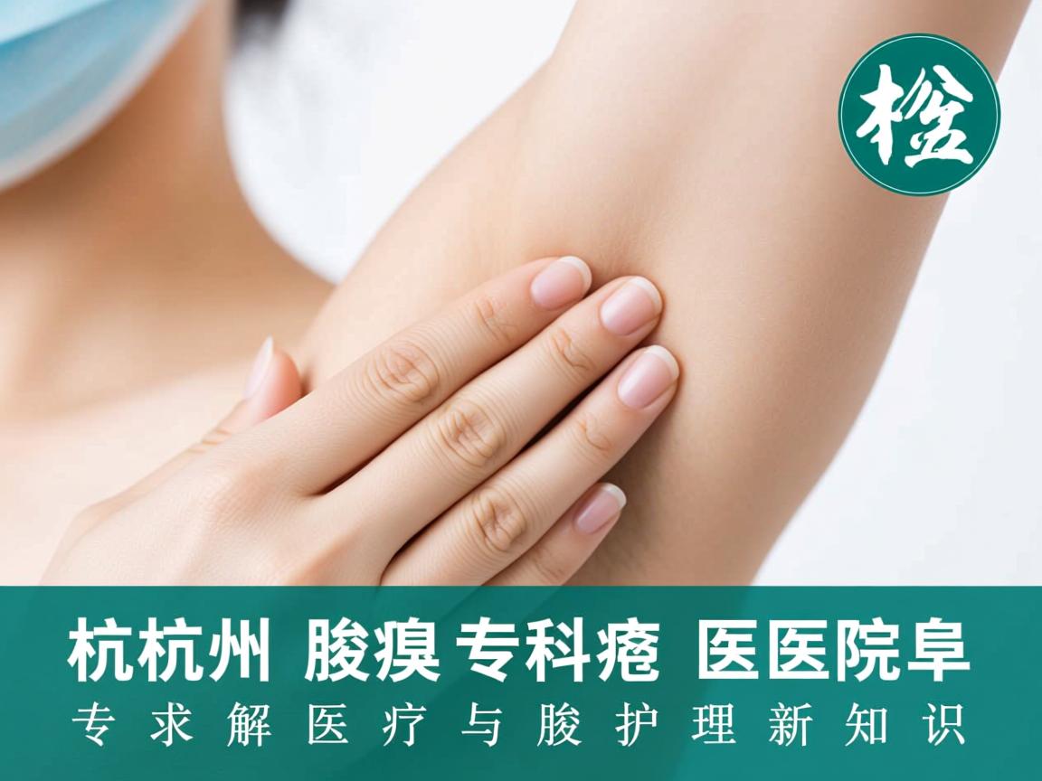杭州腋臭专科医院，专业解析腋臭医疗与腋臭护理新知识
