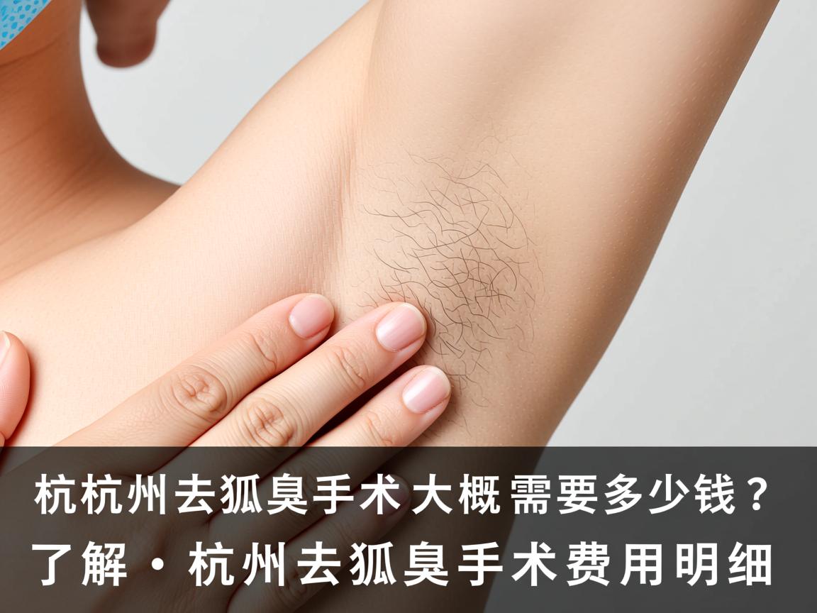 杭州去狐臭手术大概需要多少钱？了解杭州去狐臭手术费用明细