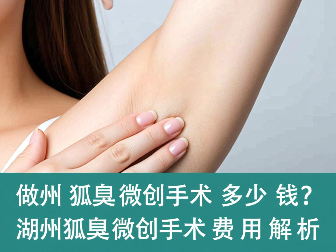 在湖州做狐臭微创手术多少钱？湖州狐臭微创手术费用解析