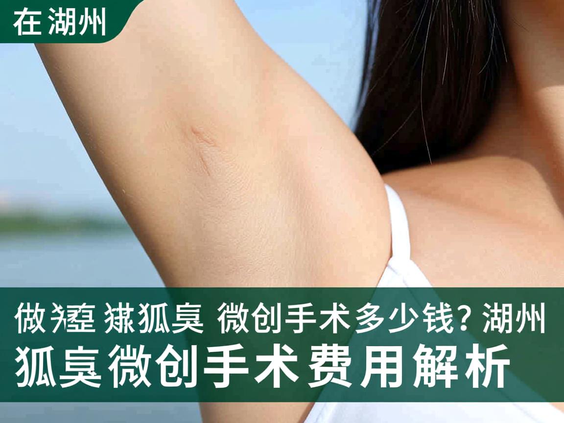 在湖州做狐臭微创手术多少钱？湖州狐臭微创手术费用解析