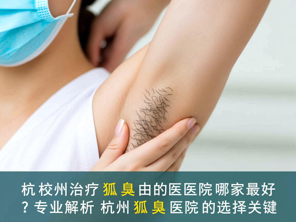 杭州治疗狐臭的医院哪家最好？专业解析杭州狐臭医院的选择关键