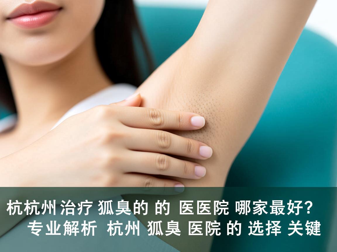 杭州治疗狐臭的医院哪家最好？专业解析杭州狐臭医院的选择关键