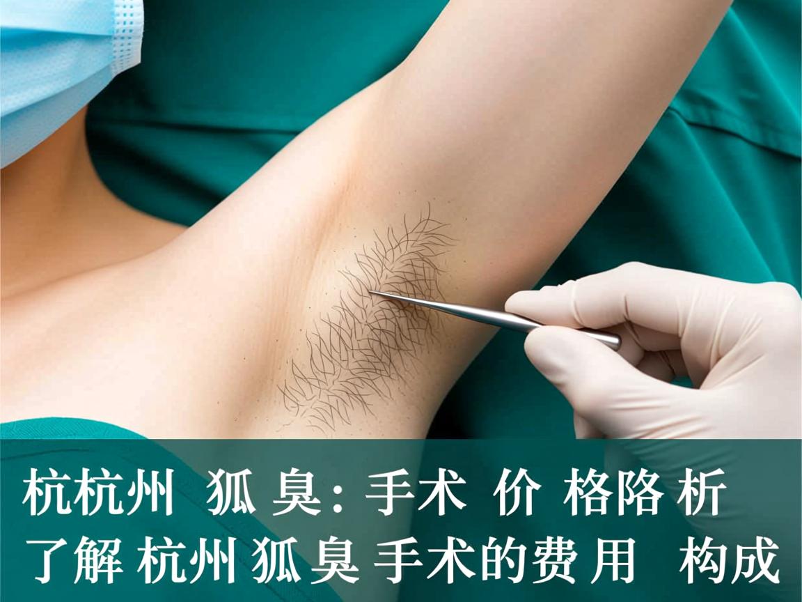杭州狐臭手术价格解析，了解杭州狐臭手术的费用构成