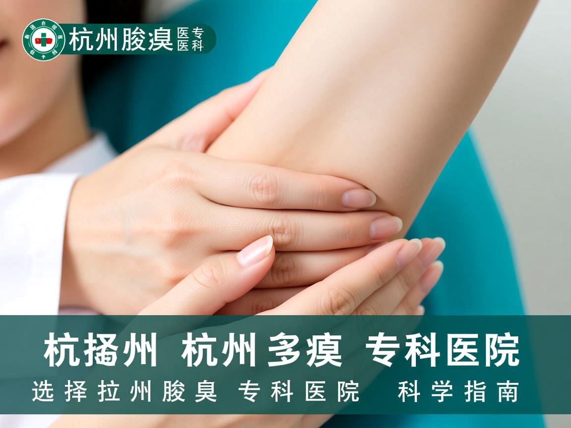 杭州腋臭专科医院，选择杭州腋臭专科医院的科学指南
