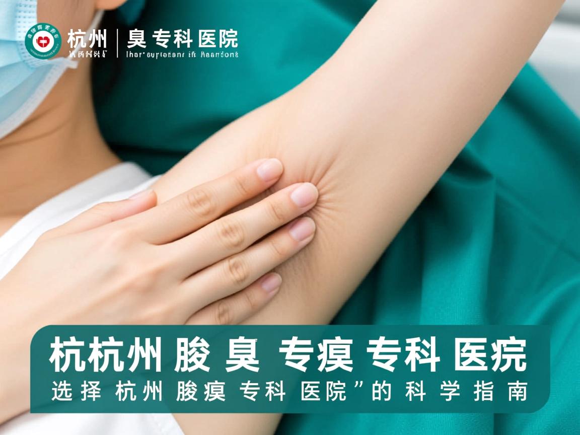 杭州腋臭专科医院，选择杭州腋臭专科医院的科学指南