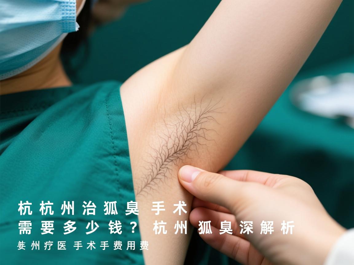 杭州治狐臭手术需要多少钱？深度解析杭州狐臭手术费用