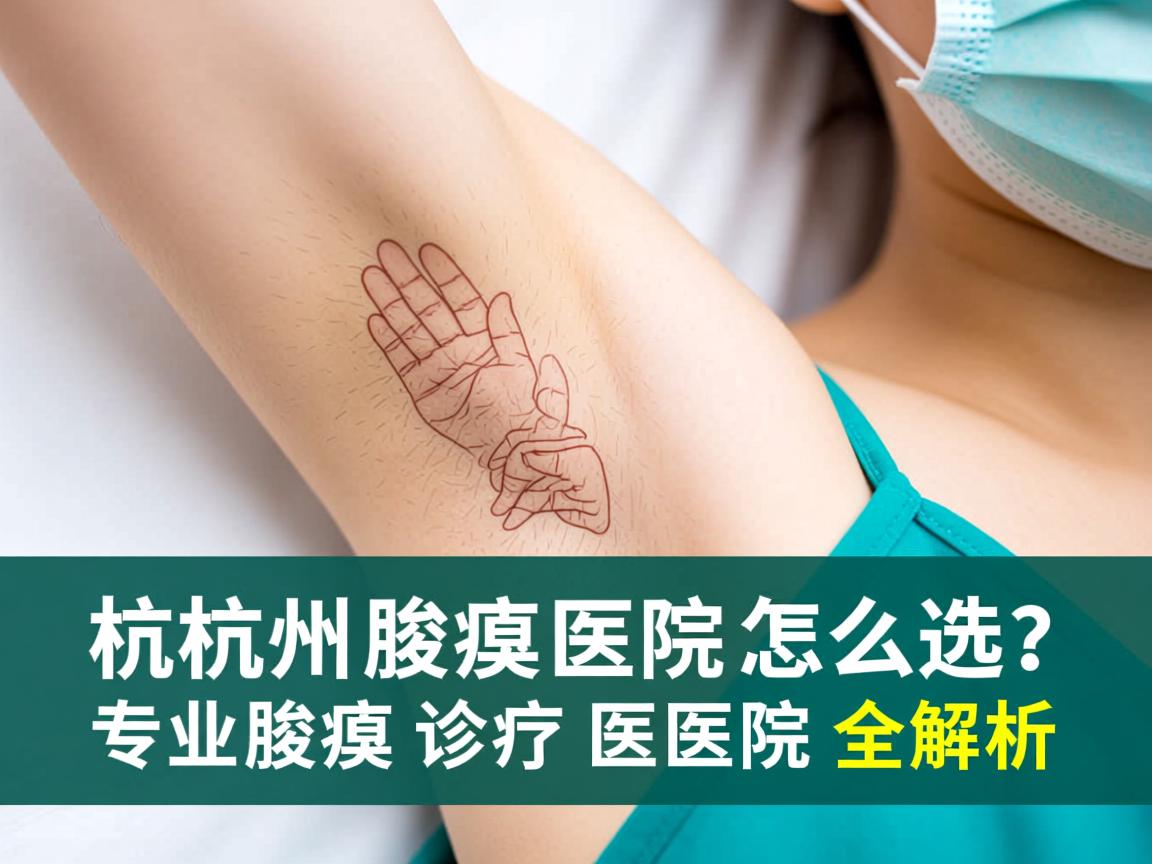 杭州腋臭医院怎么选？专业腋臭诊疗医院全解析