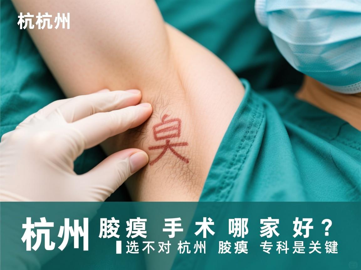 杭州腋臭手术哪家好？选对杭州腋臭专科是关键