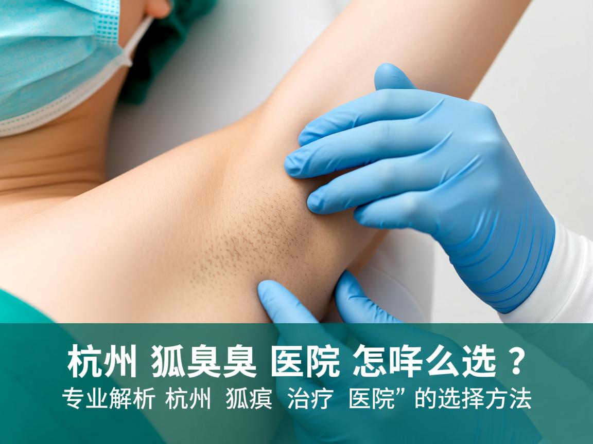 杭州狐臭医院怎么选？专业解析杭州狐臭治疗医院的选择方法
