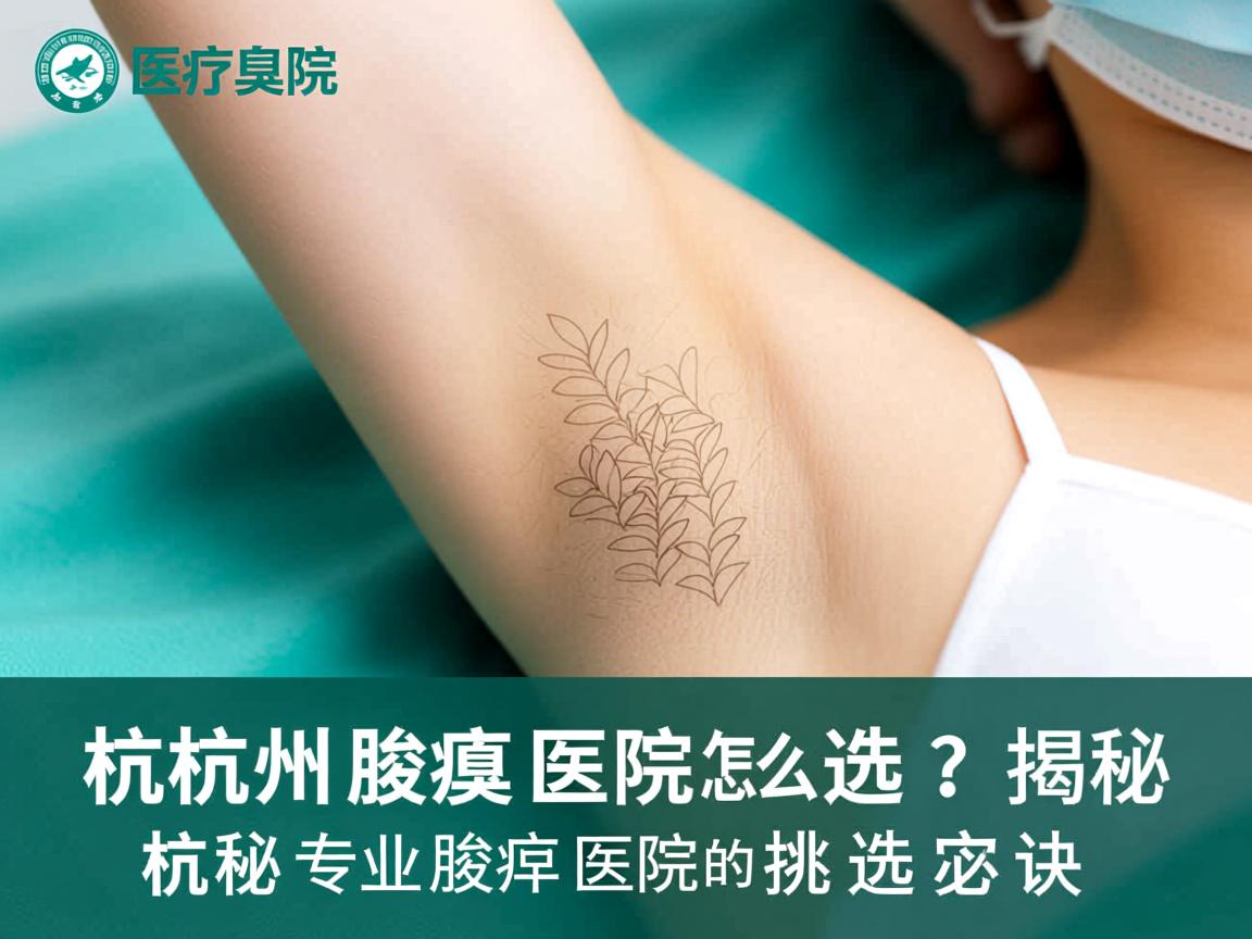 杭州腋臭医院怎么选?揭秘杭州专业腋臭医院的挑选秘诀 杭州腋臭医院怎么选?揭秘杭州专业腋臭医院的挑选秘诀