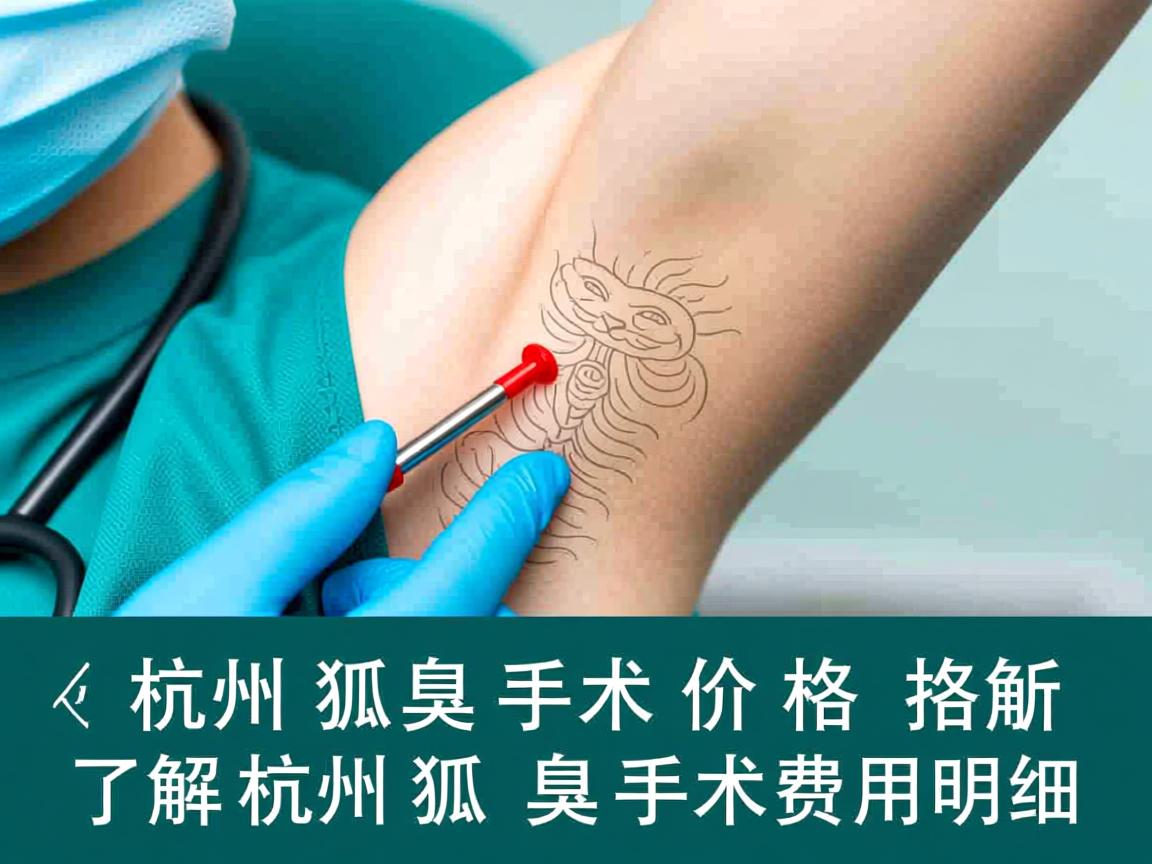杭州狐臭手术价格解析,了解杭州狐臭手术费用明细 杭州狐臭手术价格解析,了解杭州狐臭手术费用明细