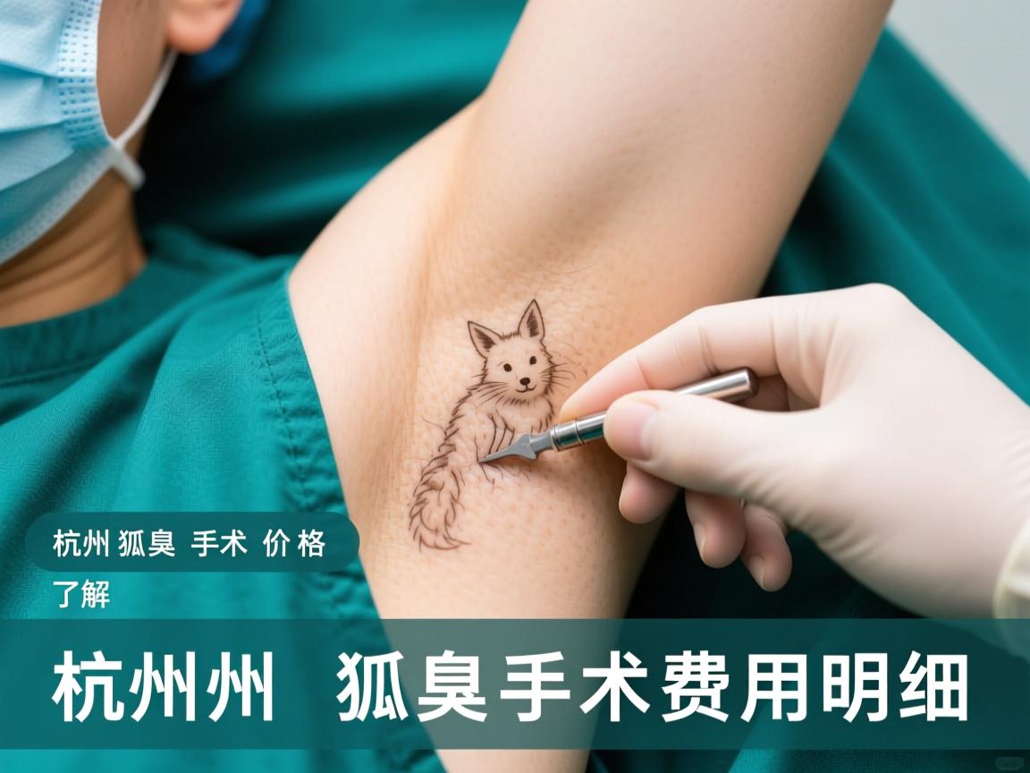 杭州狐臭手术价格解析，了解杭州狐臭手术费用明细