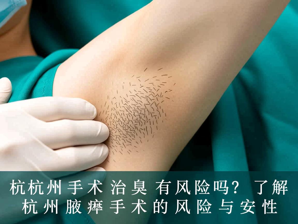杭州手术治疗腋臭有风险吗？了解杭州腋臭手术的风险与安全性