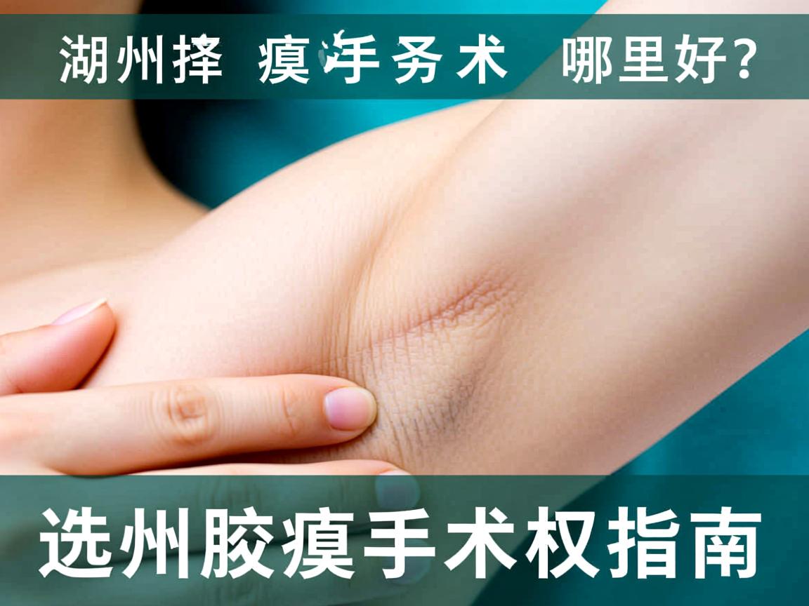 湖州腋臭手术哪里好？选择湖州腋臭手术的权威指南