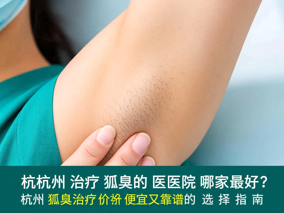 杭州治疗狐臭的医院哪家最好？杭州狐臭治疗价格便宜又靠谱的选择指南