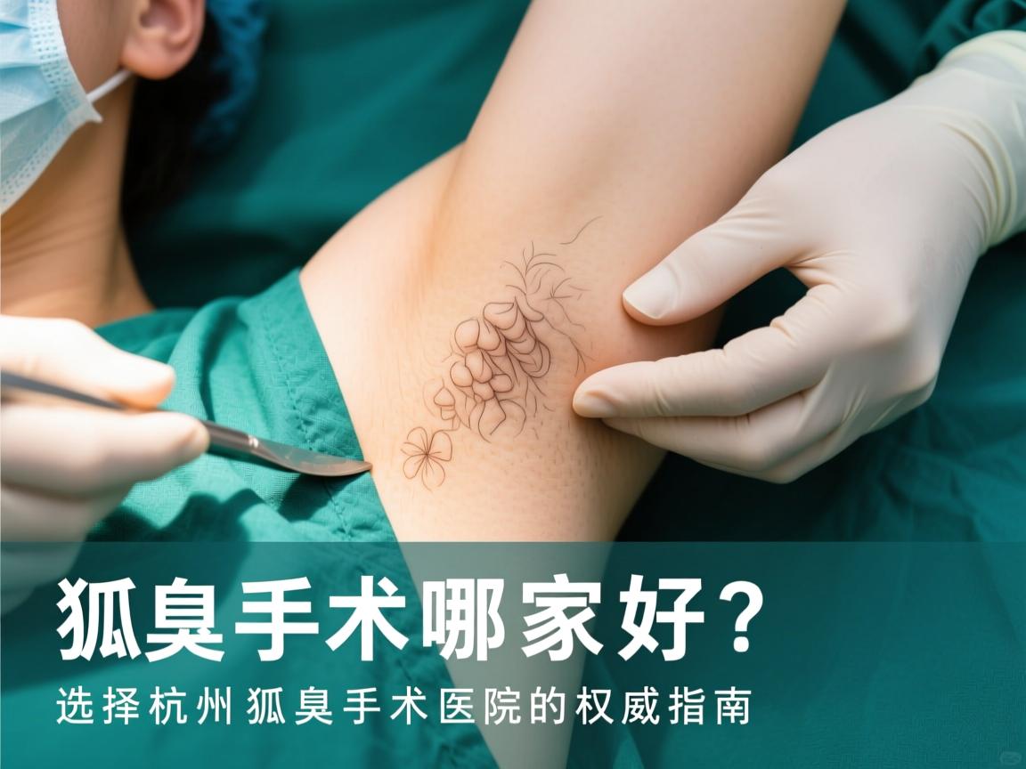 杭州狐臭手术哪家好？选择杭州狐臭手术医院的权威指南