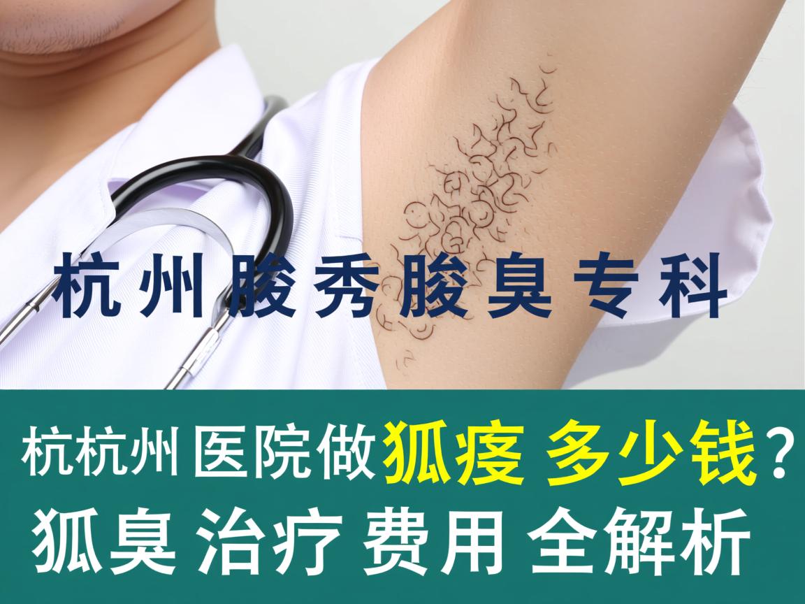 杭州腋秀腋臭专科,杭州医院做狐臭多少钱?狐臭治疗费用全解析 杭州腋秀腋臭专科,杭州医院做狐臭多少钱?狐臭治疗费用全解析