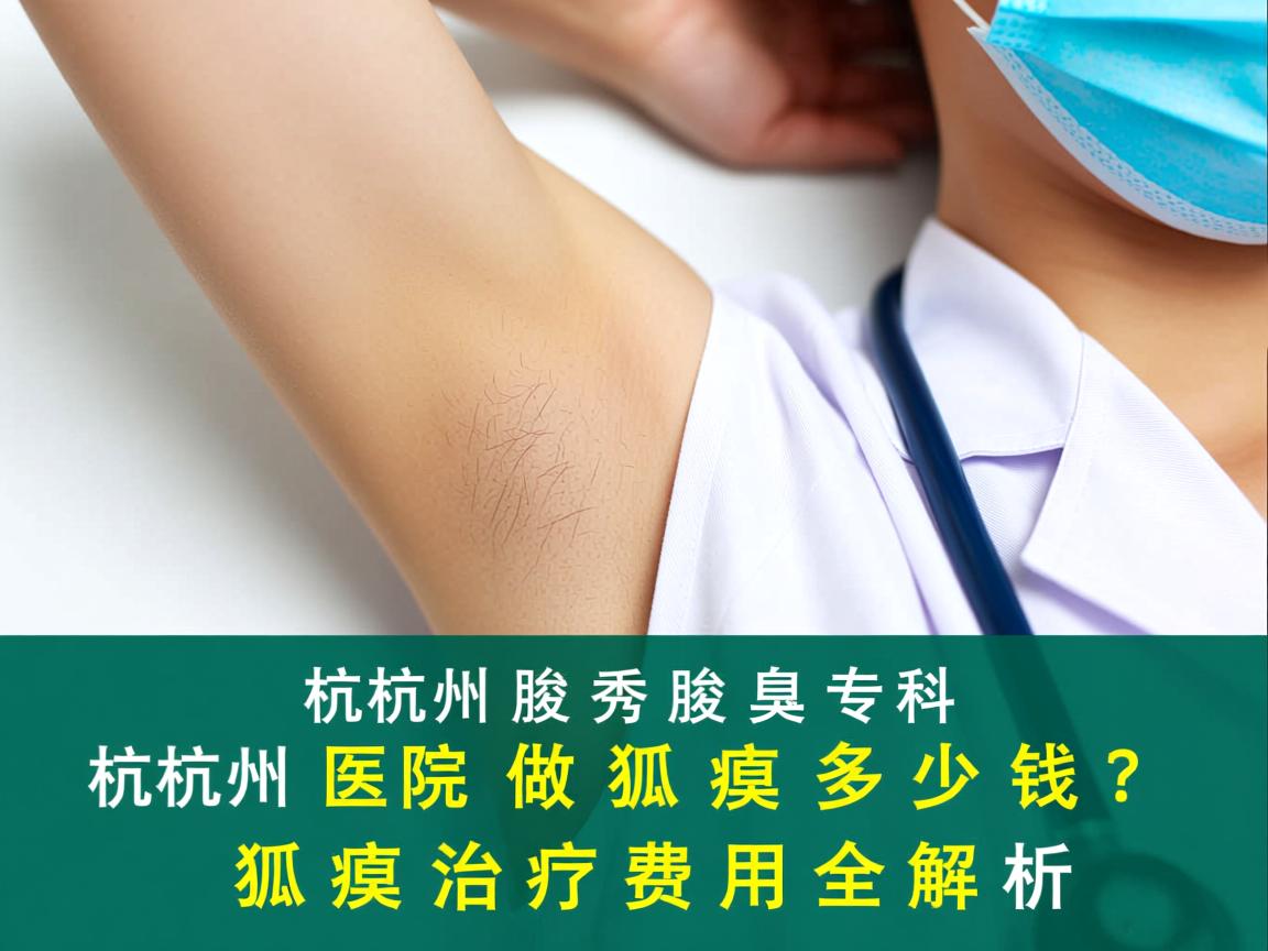 杭州腋秀腋臭专科,杭州医院做狐臭多少钱?狐臭治疗费用全解析 杭州腋秀腋臭专科,杭州医院做狐臭多少钱?狐臭治疗费用全解析