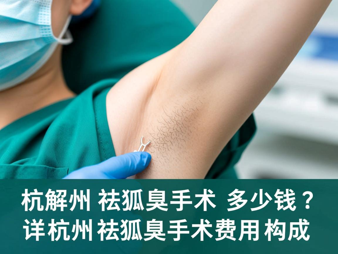 杭州祛狐臭手术多少钱?详解杭州祛狐臭手术费用构成 杭州祛狐臭手术多少钱?详解杭州祛狐臭手术费用构成