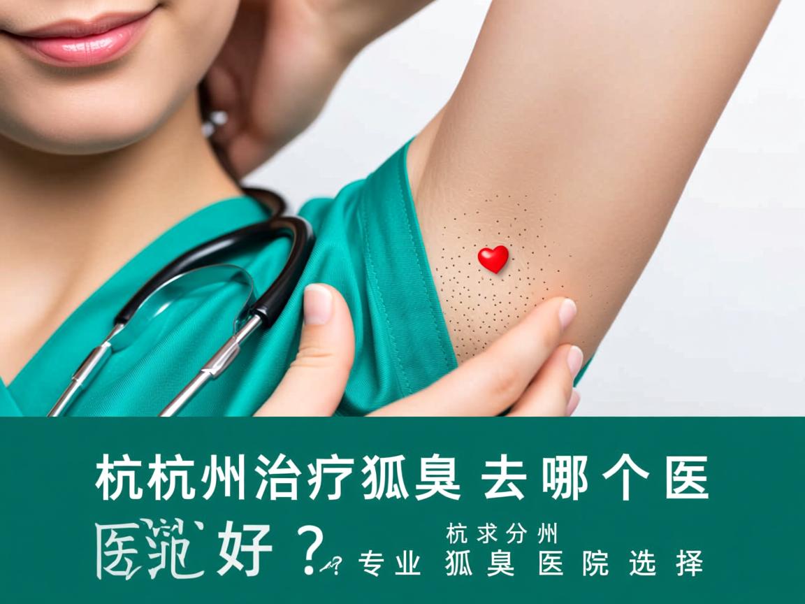 杭州治疗狐臭去哪个医院好？专业分析杭州狐臭医院选择