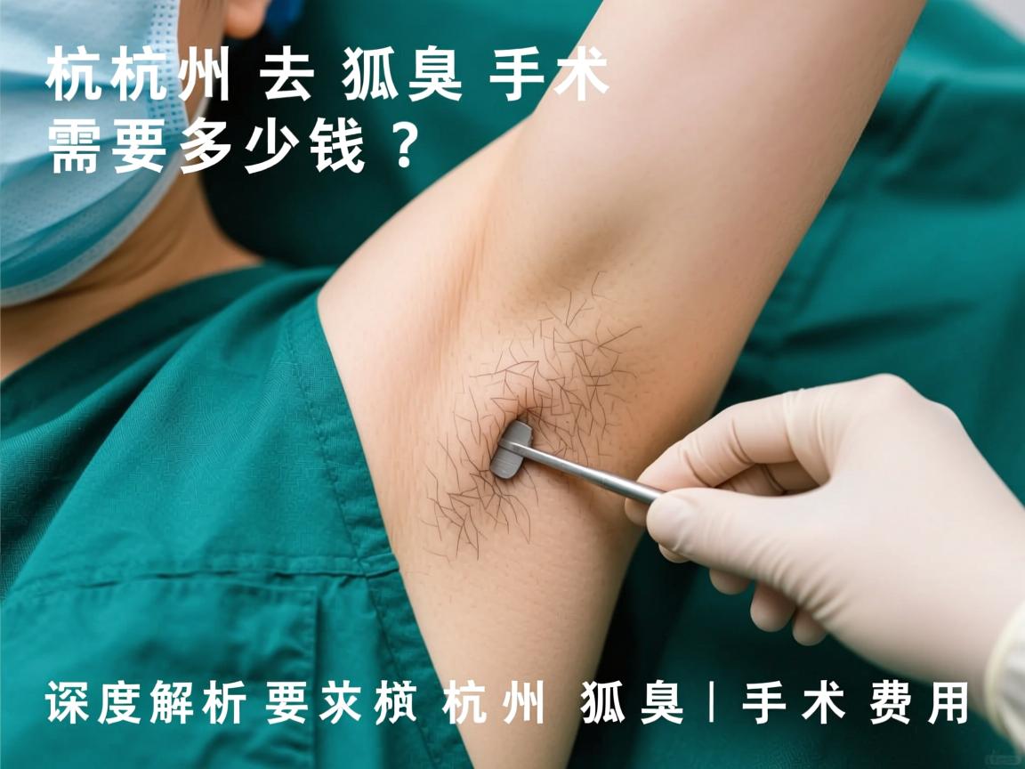 杭州去狐臭手术需要多少钱？深度解析杭州狐臭手术费用