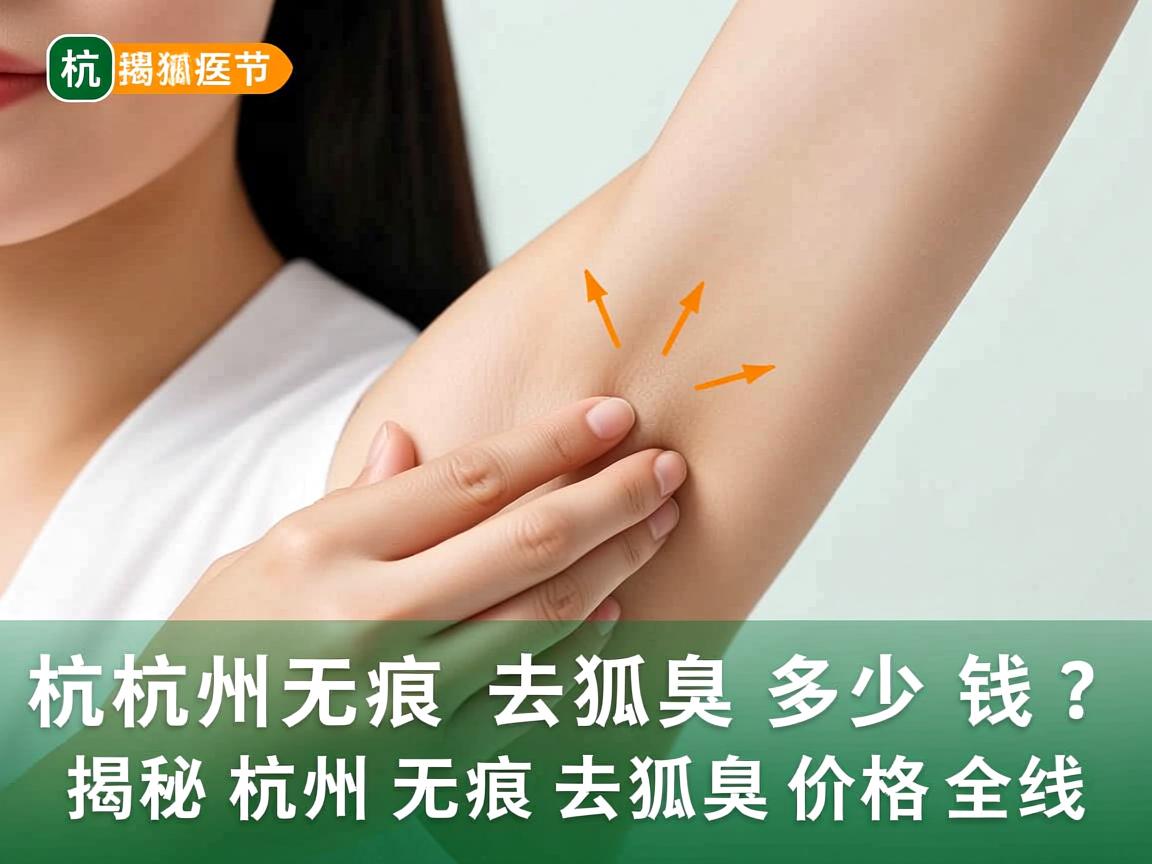 杭州无痕去狐臭多少钱？揭秘杭州无痕去狐臭价格全览