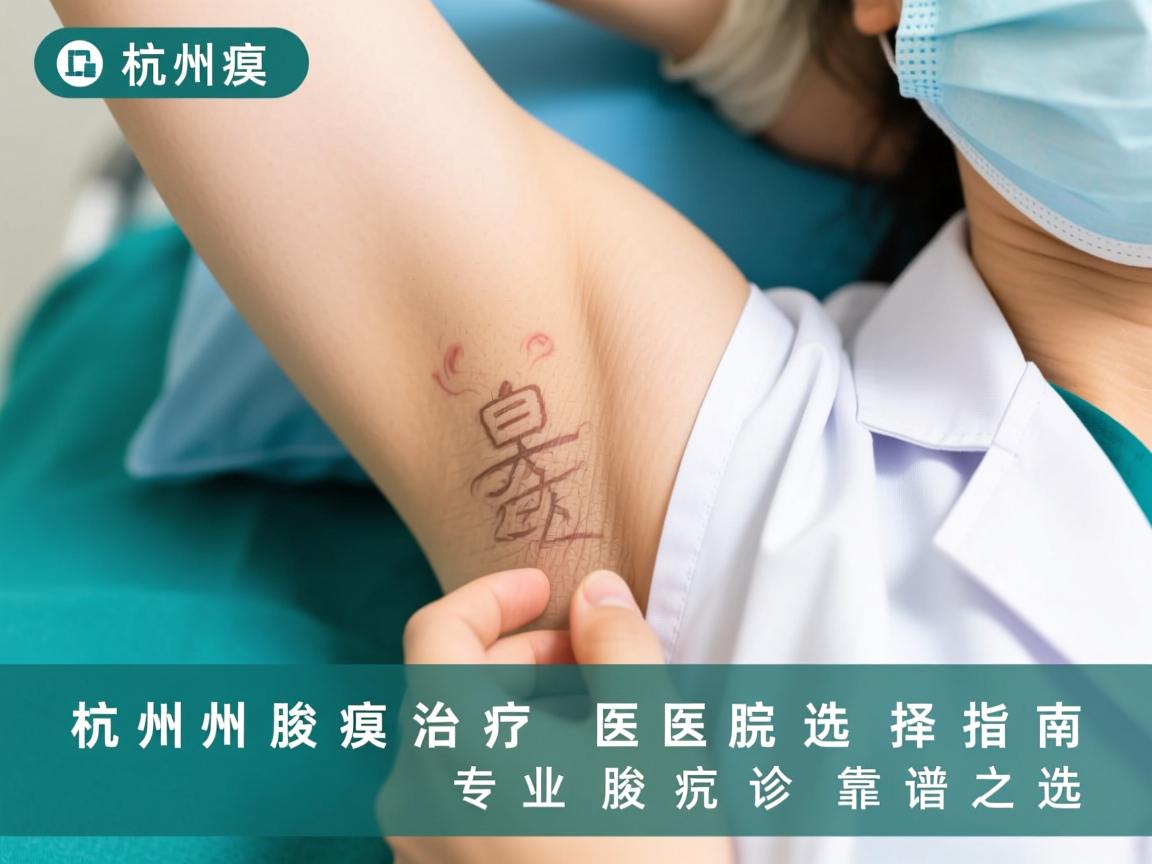 杭州腋臭治疗医院选择指南，专业腋臭诊疗的靠谱之选