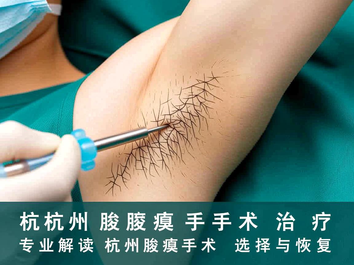 杭州腋臭手术治疗，专业解读杭州腋臭手术的选择与恢复