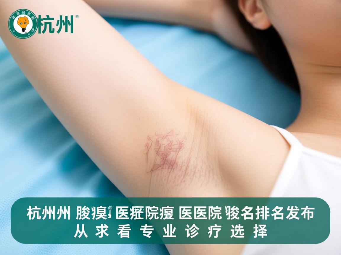 杭州腋臭医院排名发布，从杭州腋臭医院排名看专业诊疗选择