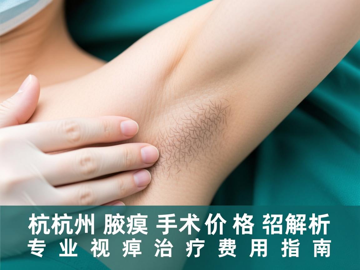 杭州腋臭手术价格解析，专业视角下的腋臭治疗费用指南