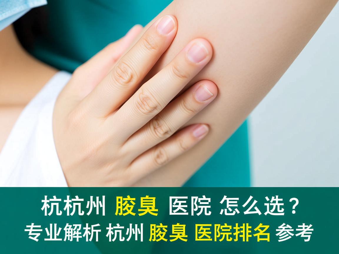 杭州腋臭医院怎么选？专业解析杭州腋臭医院排名参考