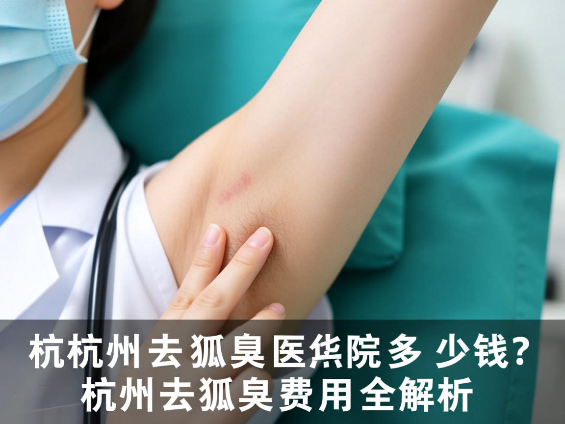 杭州去狐臭医院多少钱？杭州去狐臭费用全解析