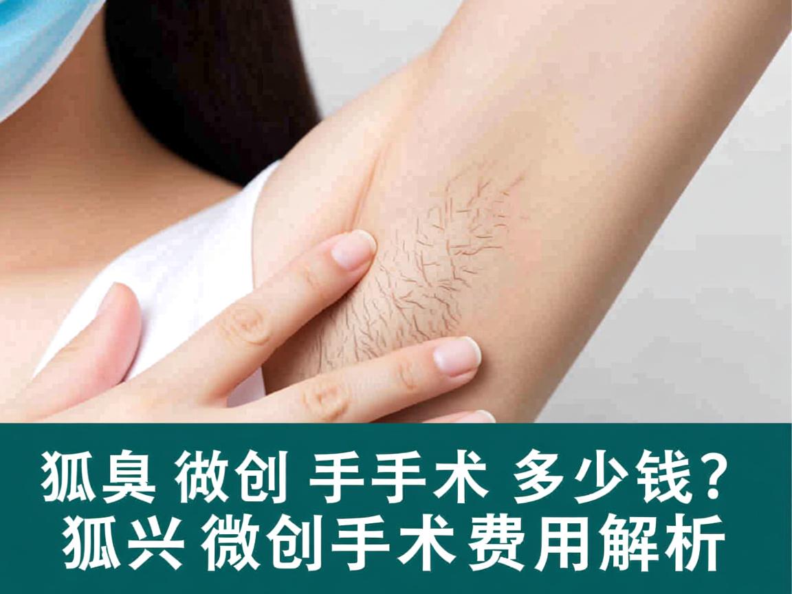 在绍兴做狐臭微创手术多少钱？绍兴狐臭微创手术费用解析