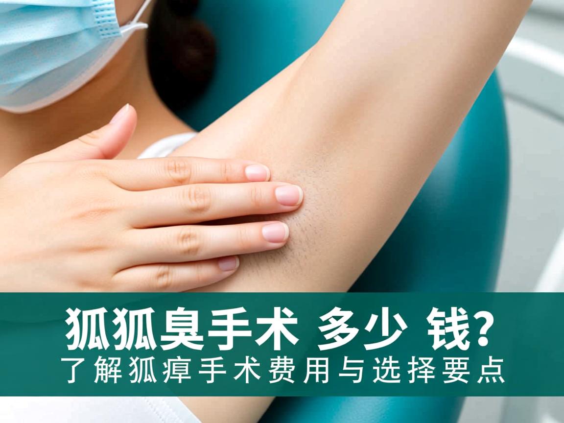 狐臭手术多少钱？了解狐臭手术费用与选择要点