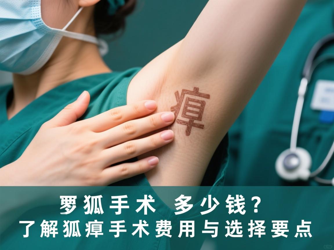 狐臭手术多少钱？了解狐臭手术费用与选择要点