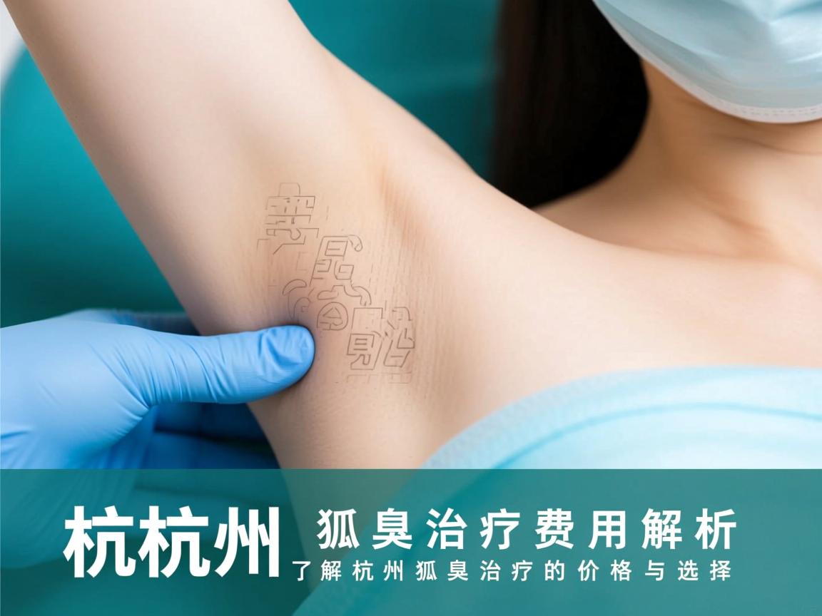 杭州狐臭治疗费用解析，了解杭州狐臭治疗的价格与选择