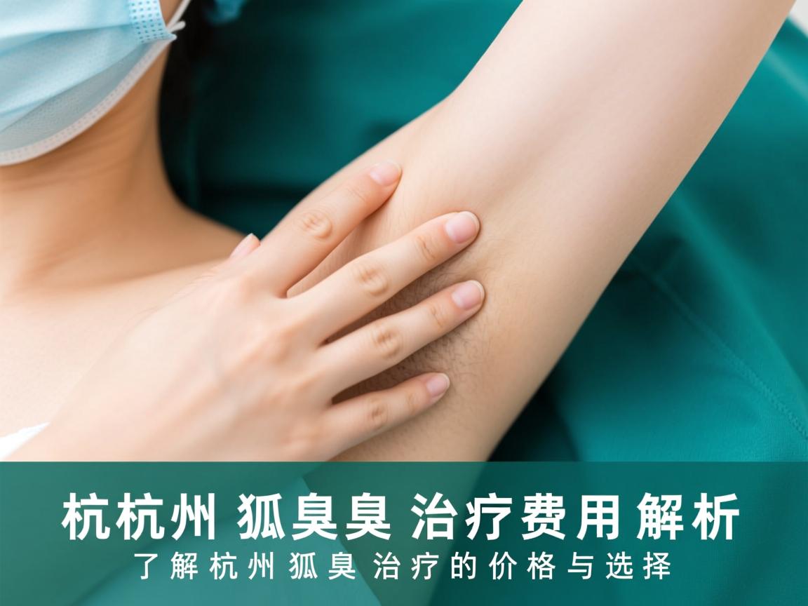杭州狐臭治疗费用解析，了解杭州狐臭治疗的价格与选择
