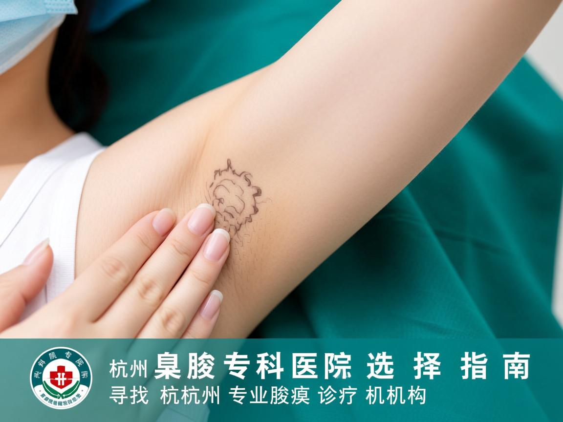 杭州腋臭专科医院选择指南，寻找杭州专业腋臭诊疗机构