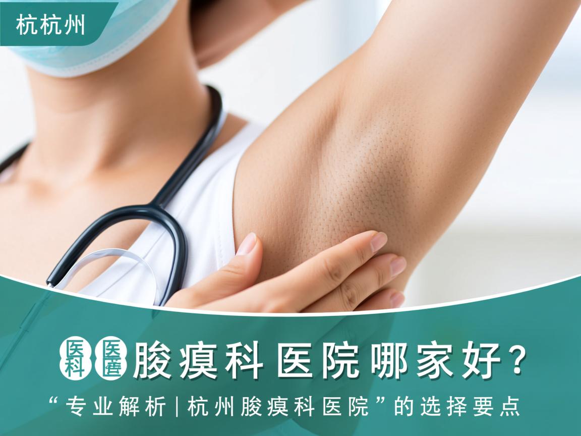 杭州腋臭科医院哪家好？专业解析杭州腋臭科医院的选择要点