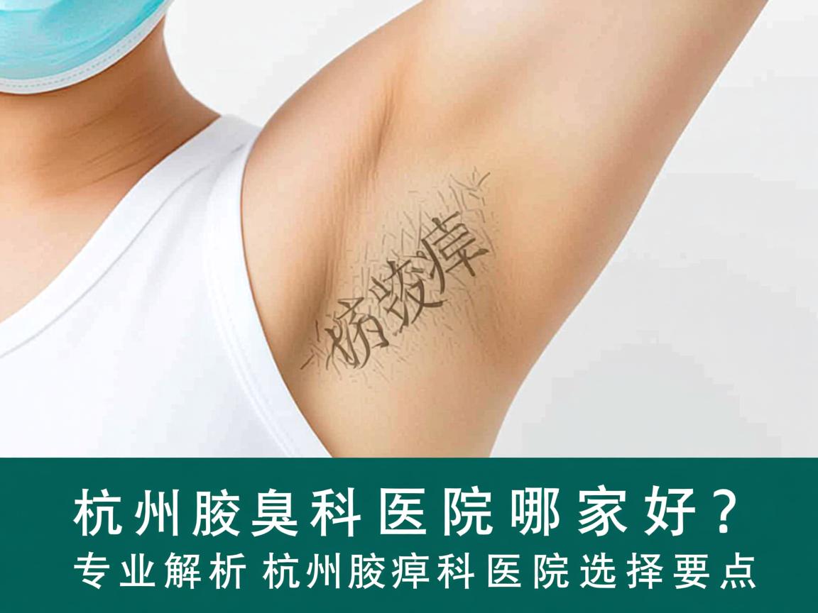杭州腋臭科医院哪家好？专业解析杭州腋臭科医院的选择要点