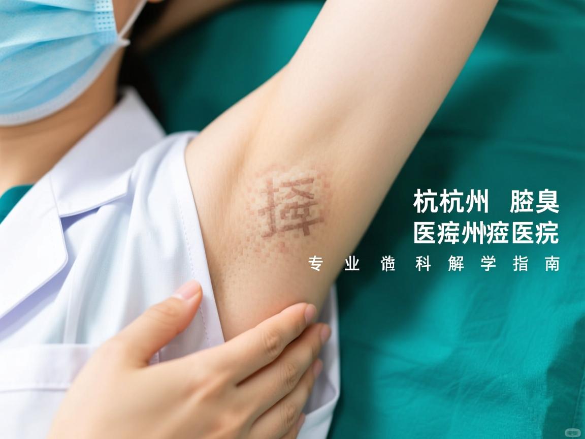 杭州腋臭医院专业解读，选择杭州腋臭医院的科学指南