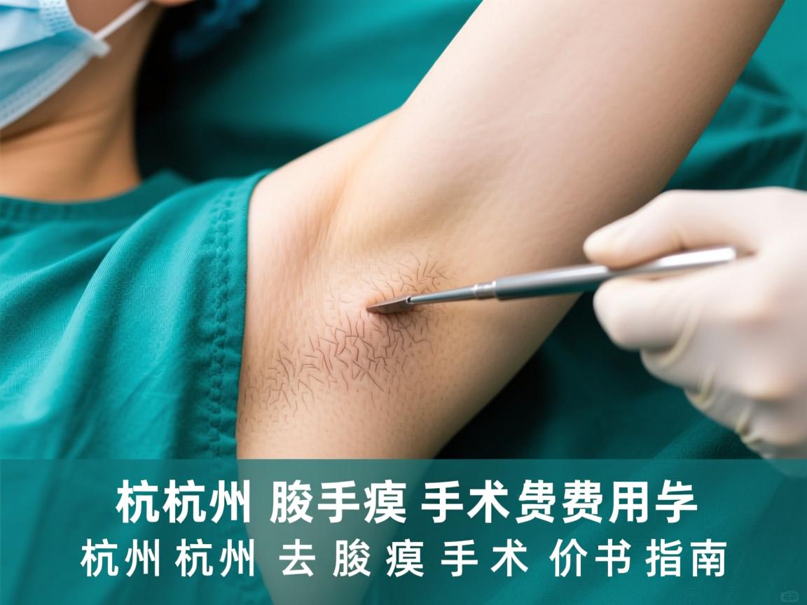 杭州腋臭手术费用解析，杭州去腋臭手术价格指南