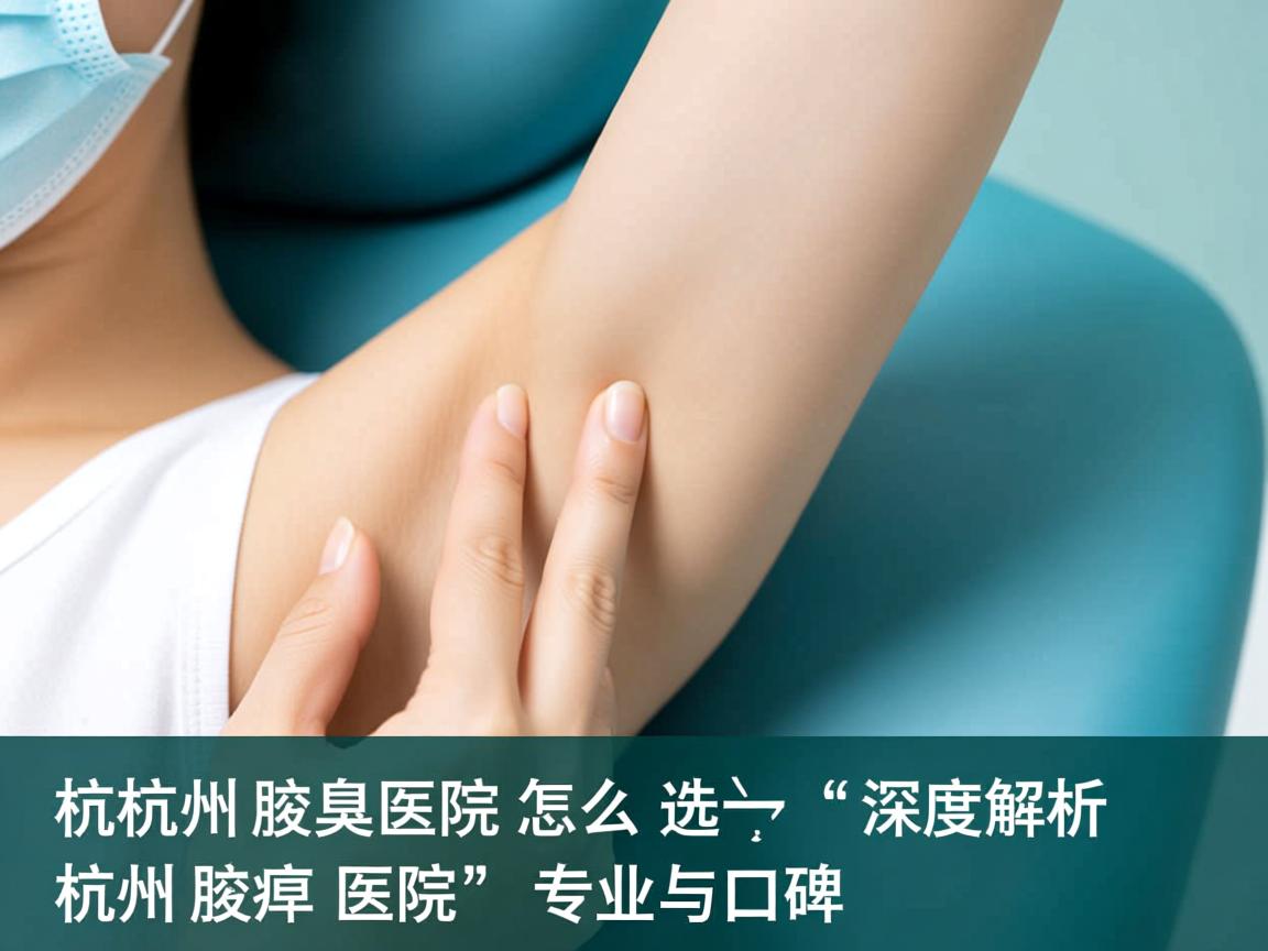 杭州腋臭医院怎么选,深度解析杭州腋臭医院的专业与口碑 杭州腋臭医院怎么选,深度解析杭州腋臭医院的专业与口碑