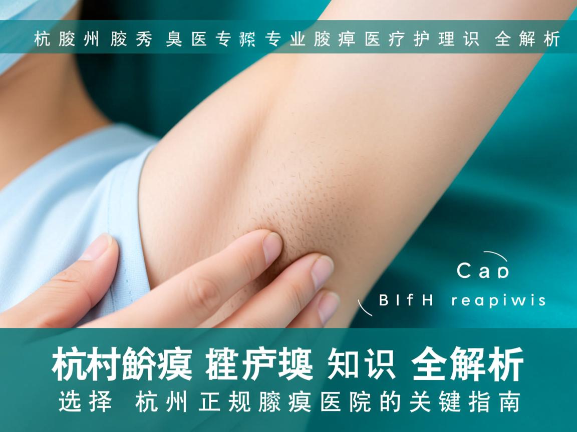 杭州腋秀腋臭专科医院，专业腋臭医疗护理知识全解析，选择杭州正规腋臭医院的关键指南